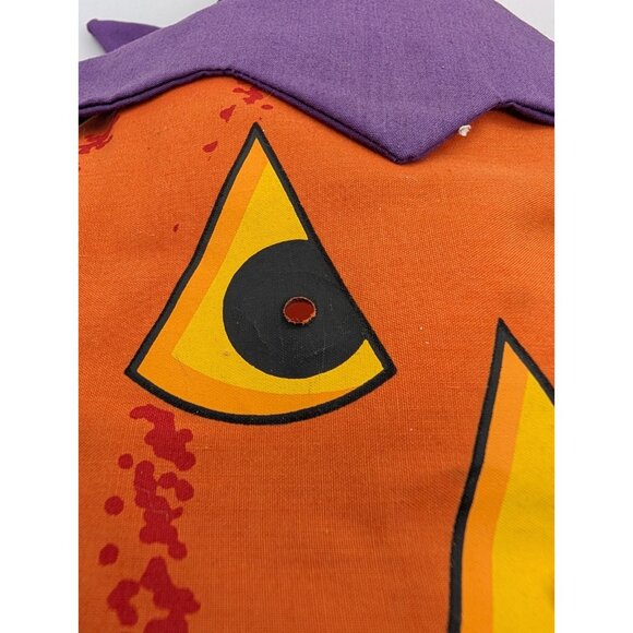 Vtg1991 Avon Light Up Jack O Lantern Pumpkin Plush 12” Halloween Decor READ - Picture 9 of 14